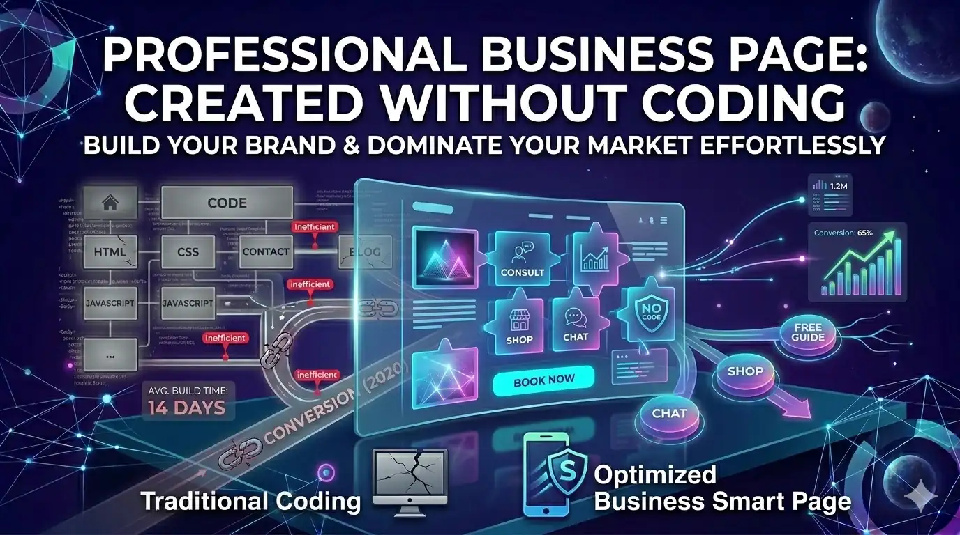 How to Create a Professional Business Page Without Coding